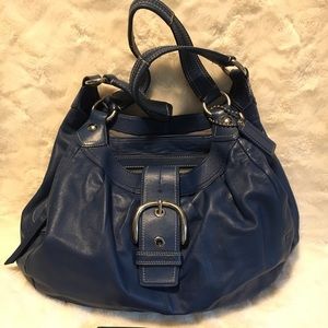 Cobalt Blue Coach Hobo Bag